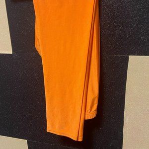 neon orange leggings